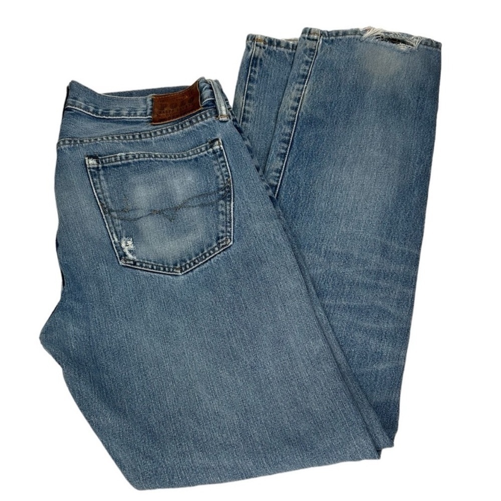 Polo Ralph Lauren Men's 34x32 Slim Fit Denim Jeans Distress